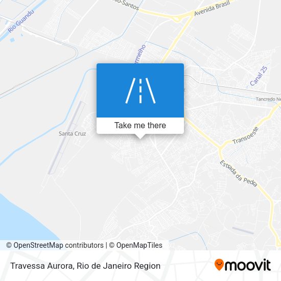 Travessa Aurora map