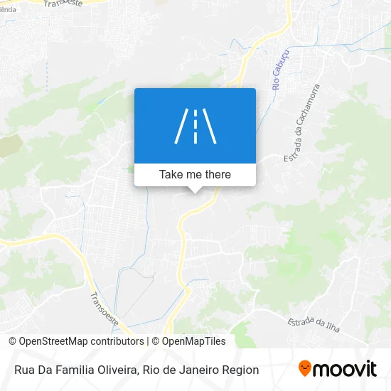 Rua Da Familia Oliveira map