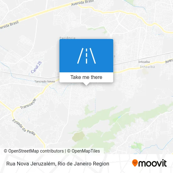 Rua Nova Jeruzalém map