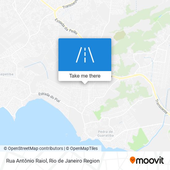 Mapa Rua Antônio Raiol