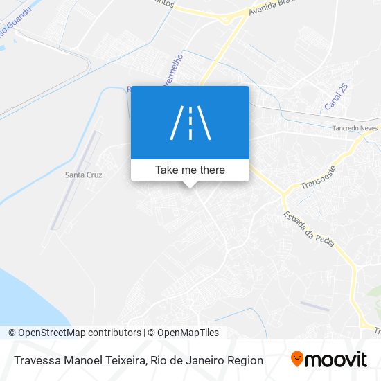 Mapa Travessa Manoel Teixeira