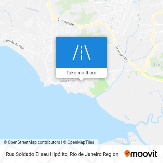 Rua Soldado Eliseu Hipólito map