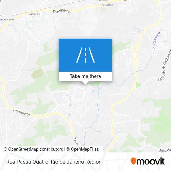Rua Passa Quatro map