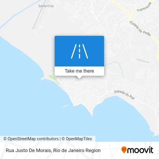 Rua Justo De Morais map