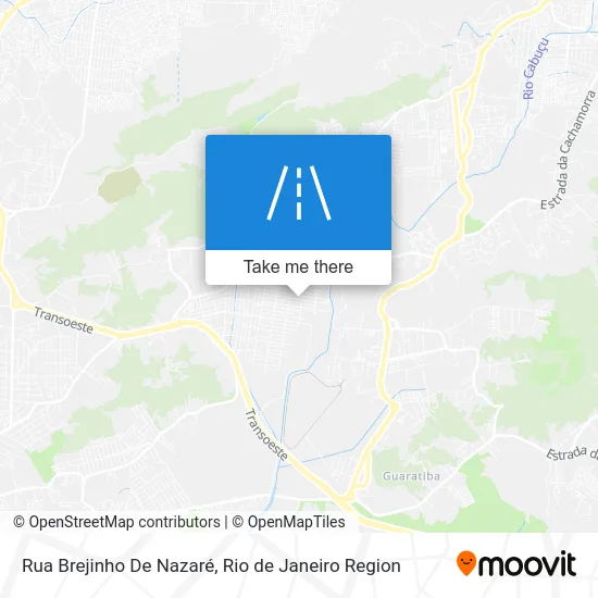 Rua Brejinho De Nazaré map