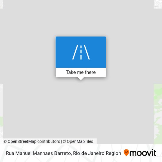 Mapa Rua Manuel Manhaes Barreto