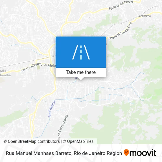 Rua Manuel Manhaes Barreto map