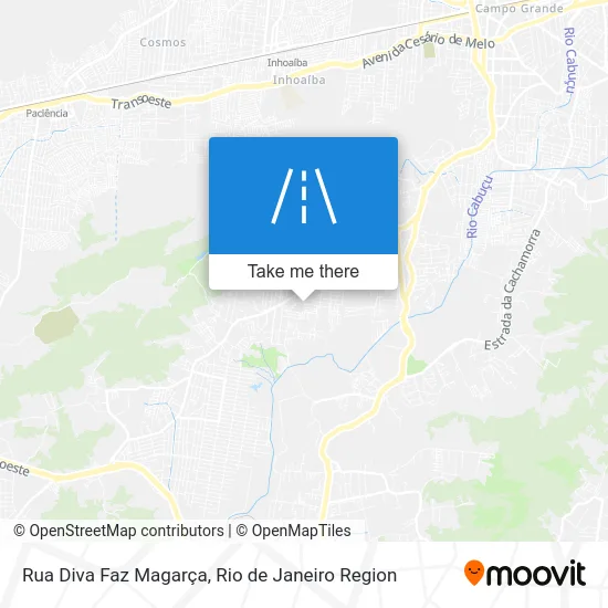 Rua Diva Faz Magarça map