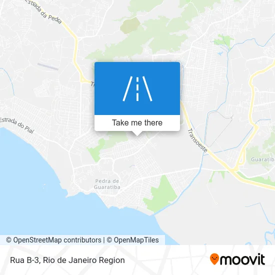 Rua B-3 map