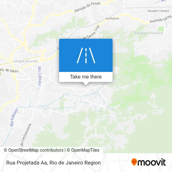 Rua Projetada Aa map