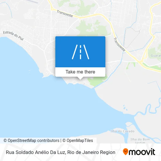 Rua Soldado Anélio Da Luz map