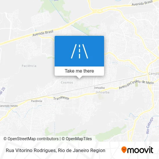 Rua Vitorino Rodrigues map