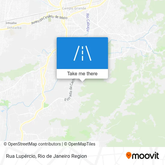 Rua Lupércio map