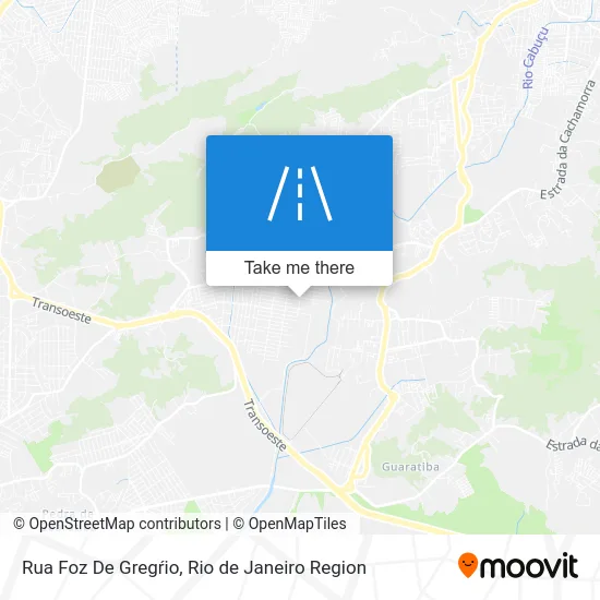 Rua Foz De Gregŕio map