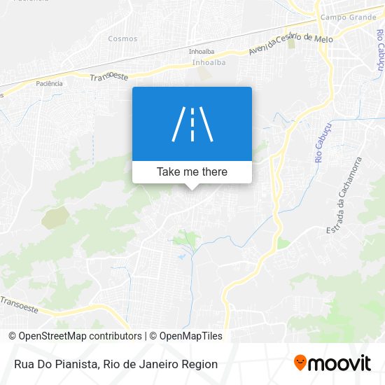 Rua Do Pianista map