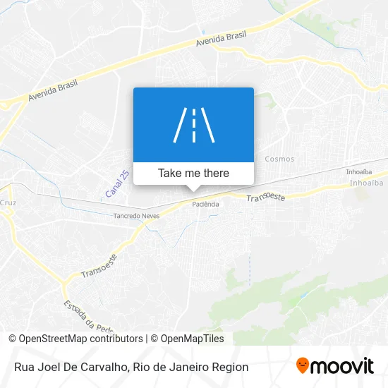 Rua Joel De Carvalho map