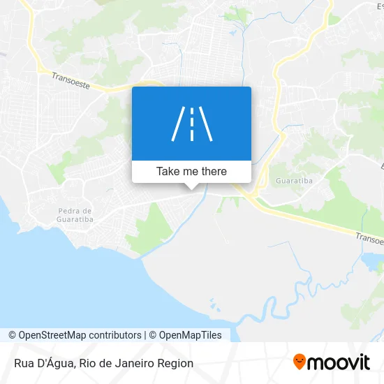 Rua D'Água map