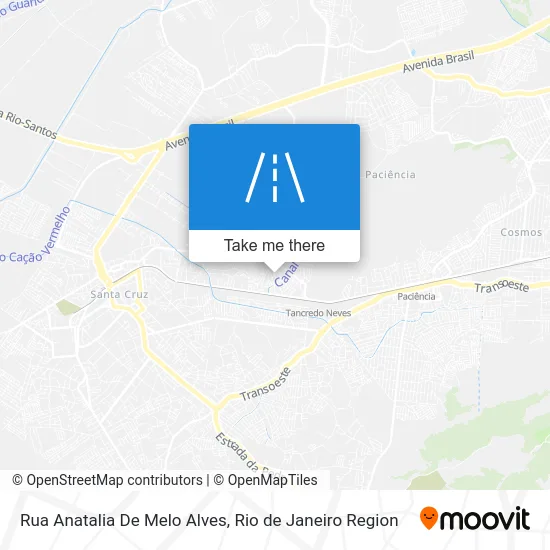 Rua Anatalia De Melo Alves map