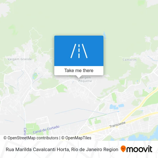 Rua Marilda Cavalcanti Horta map