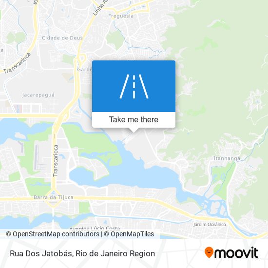 Mapa Rua Dos Jatobás