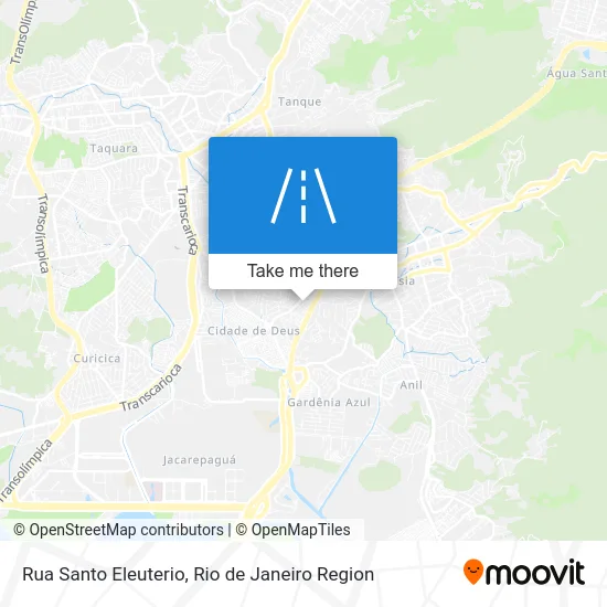 Rua Santo Eleuterio map