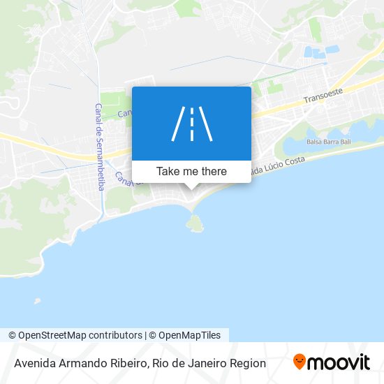 Mapa Avenida Armando Ribeiro