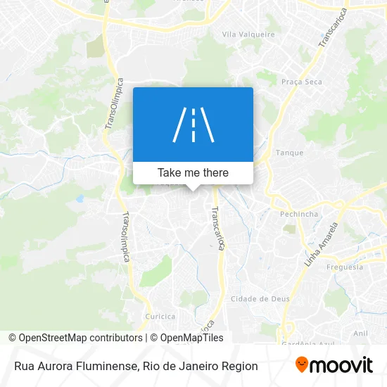 Rua Aurora Fluminense map