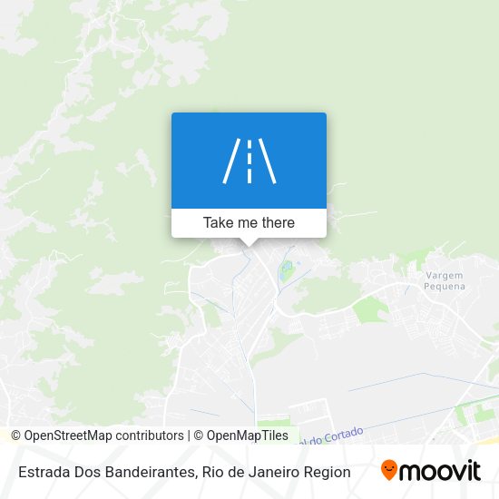 Estrada Dos Bandeirantes map