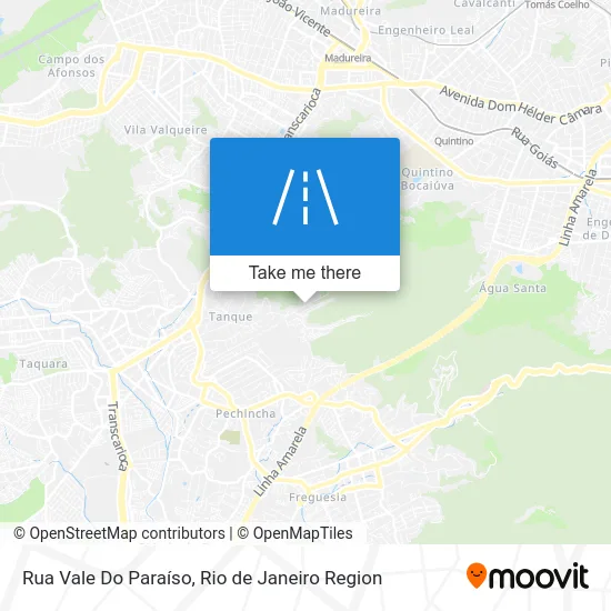Rua Vale Do Paraíso map