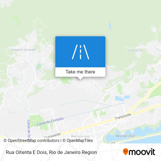 Rua Oitenta E Dois map