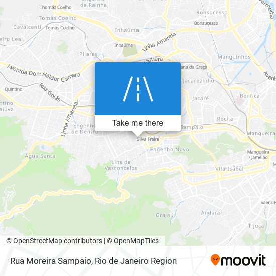 Rua Moreira Sampaio map