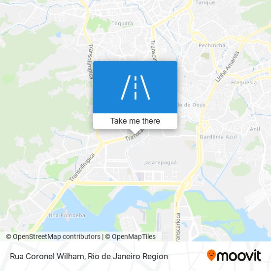 Rua Coronel Wilham map