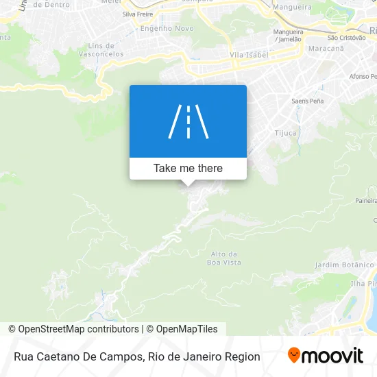 Rua Caetano De Campos map