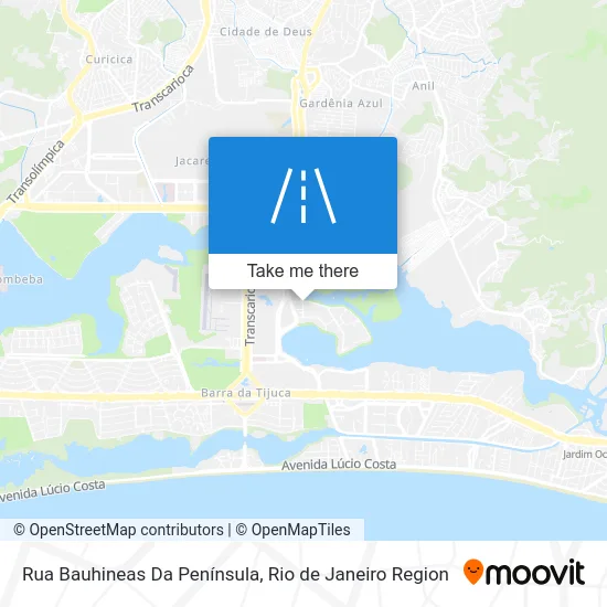 Rua Bauhineas Da Península map