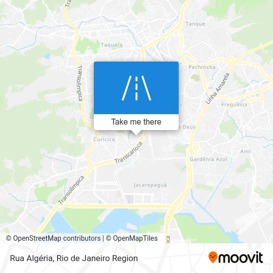 Rua Algéria map