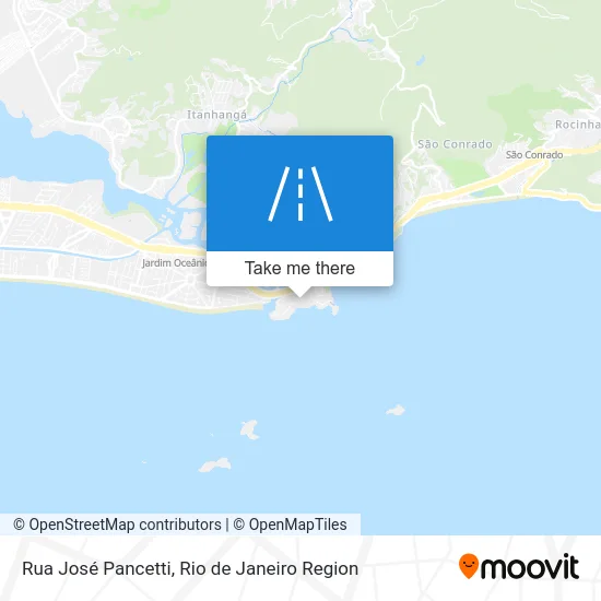 Rua José Pancetti map