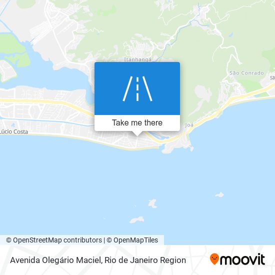 Mapa Avenida Olegário Maciel