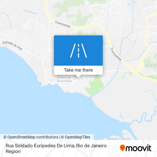 Rua Soldado Euripedes De Lima map
