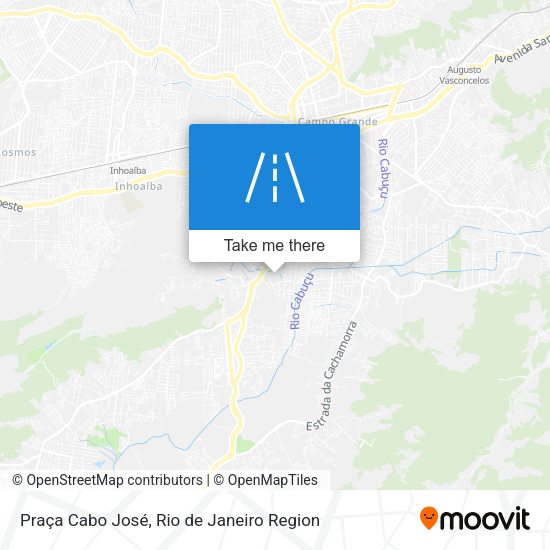 Praça Cabo José map