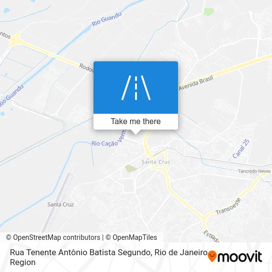 Rua Tenente Antônio Batista Segundo map