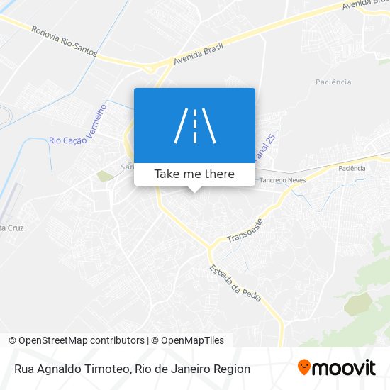 Mapa Rua Agnaldo Timoteo