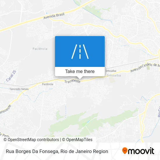 Rua Borges Da Fonsega map