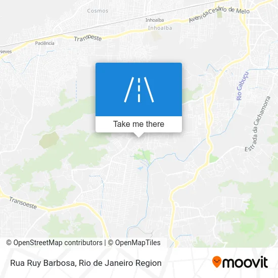 Rua Ruy Barbosa map