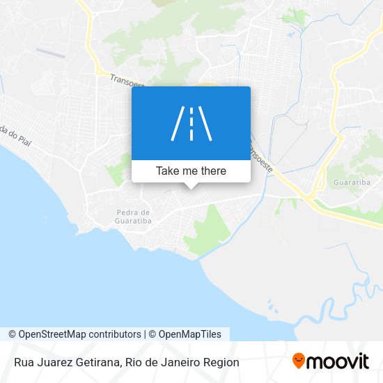 Rua Juarez Getirana map