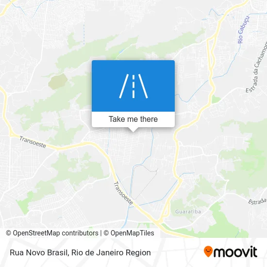 Rua Novo Brasil map