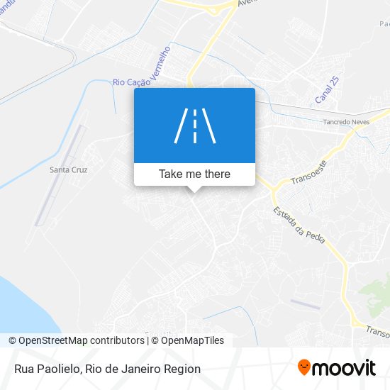 Mapa Rua Paolielo