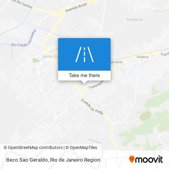 Beco Sao Geraldo map