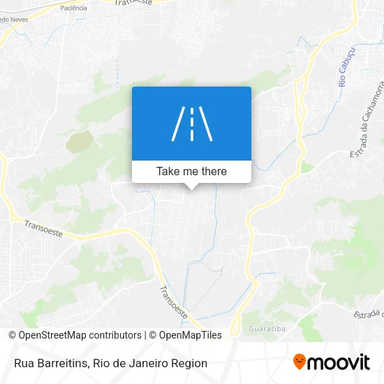 Rua Barreitins map