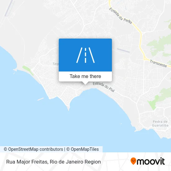 Rua Major Freitas map