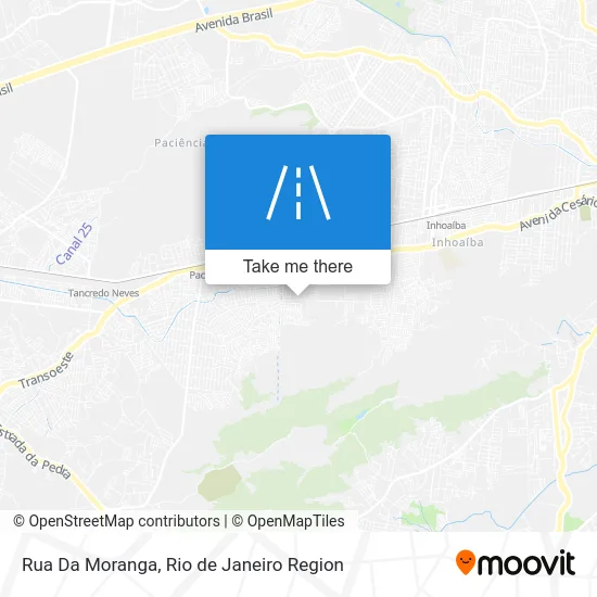 Rua Da Moranga map